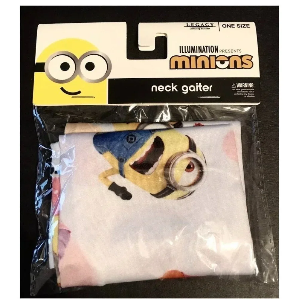 Minions Cupcake Neck Gaiter/Mask (set of 3)